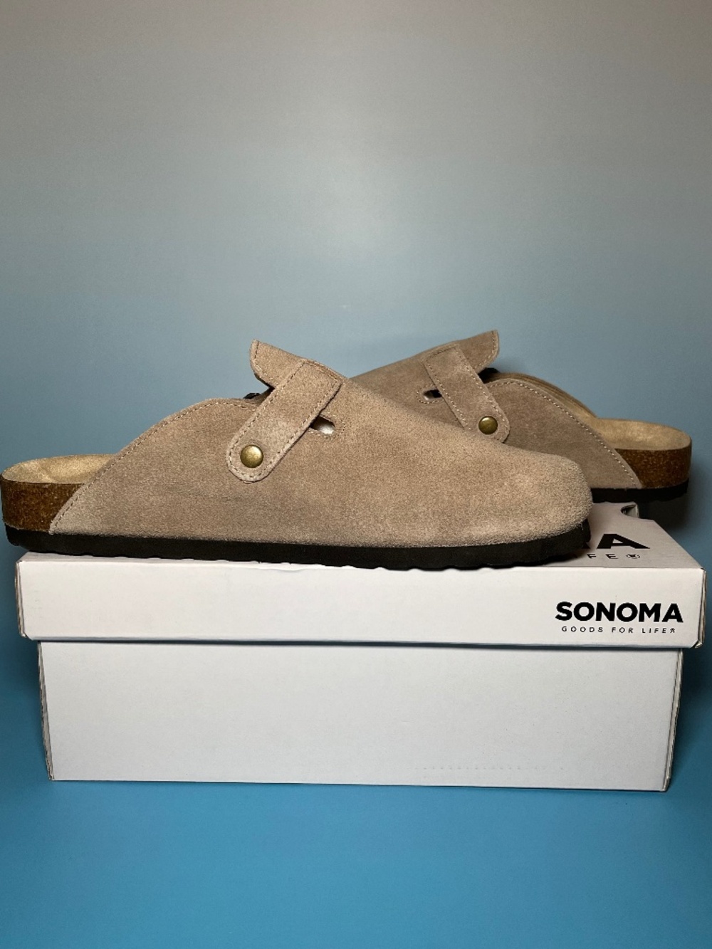 Sonoma Goods For Life Waterford Suede Clogs - Size 9 Wmns 7.5 Men’s